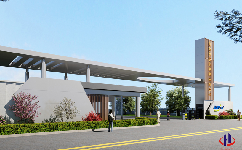 江西優寶新材料12000平產業園裝修